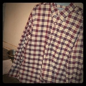 Mens plaid dress shirt